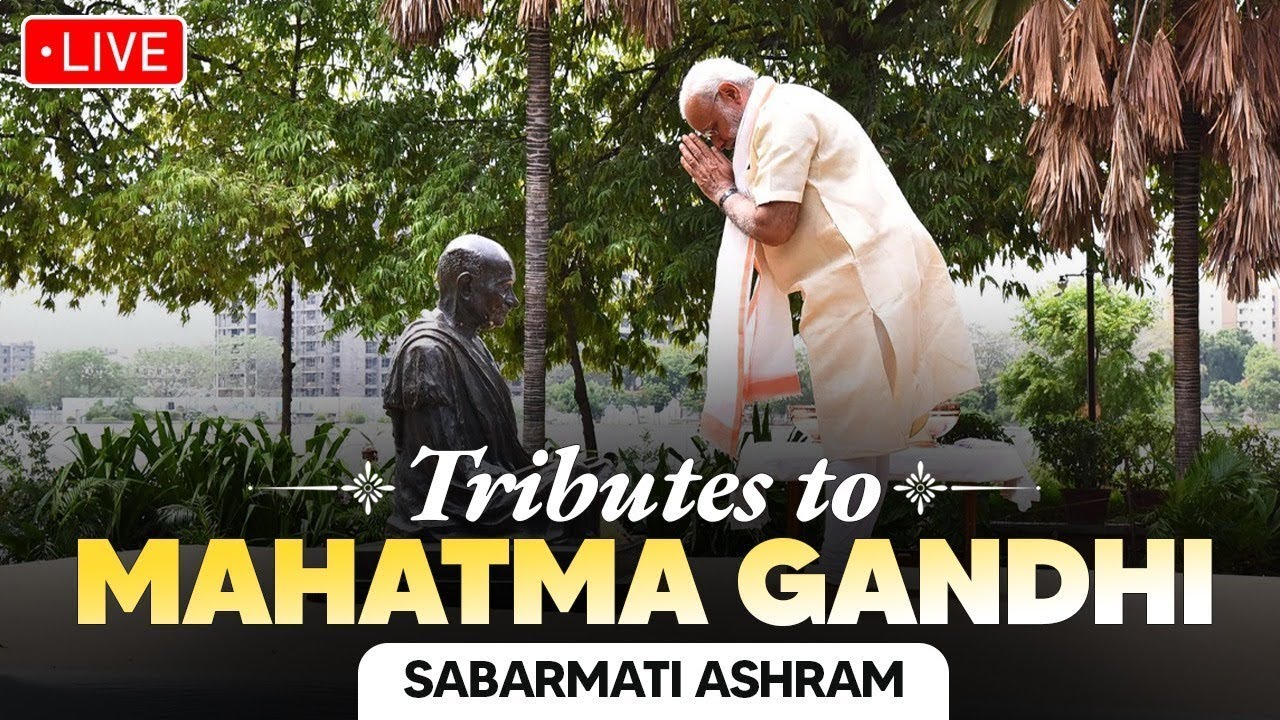 LIVE: PM Modi and German Chancellor Friedrich Merz Visit Sabarmati Ashram in Ahemdabad