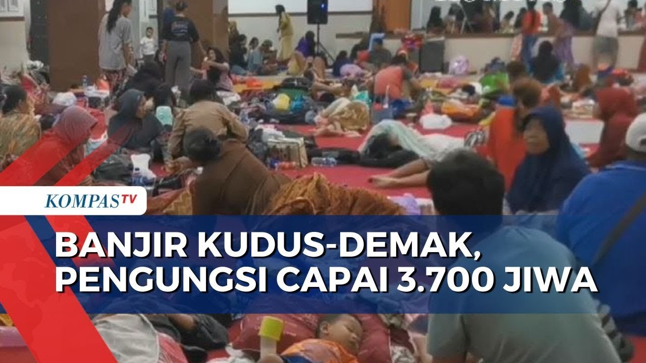 BPBD Kudus:  Lebih dari 3.700 Warga Korban Banjir Mengungsi!