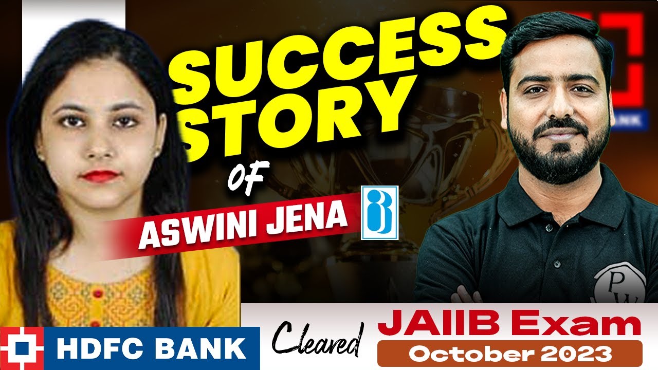 Success Story Aswini Jena Cleared JAIIB Exam 2023 | JAIIB Topper Strategy | JAIIB Topper Interview
