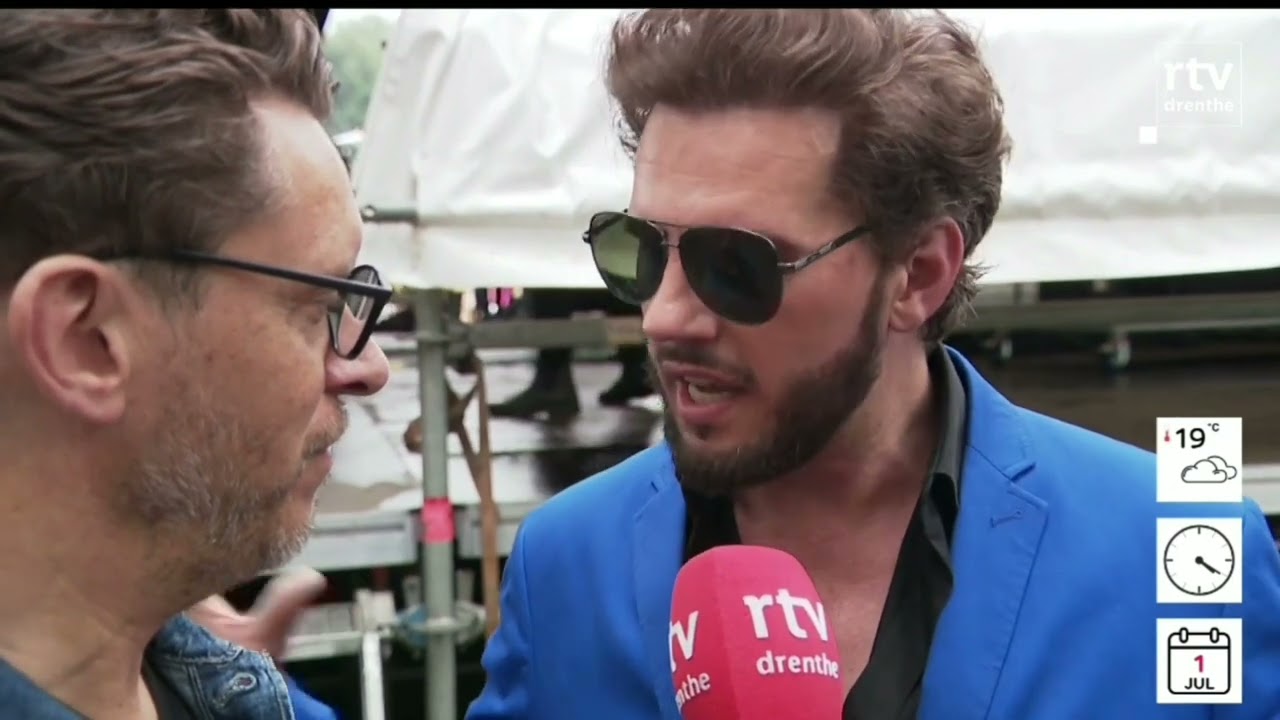 Bouke op RTV Drenthe - Stadsfestival Hoogeveen (01-07-2023)