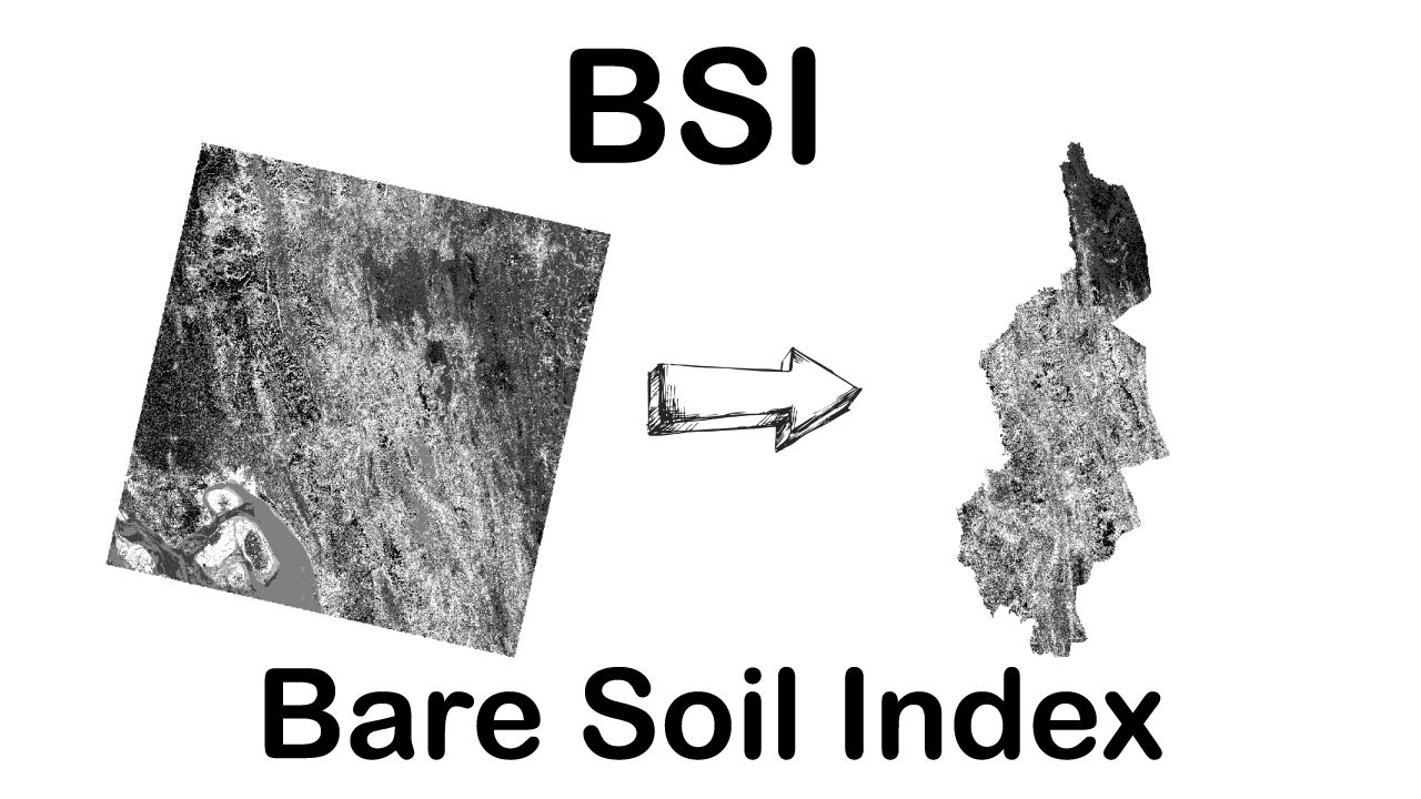 Расчет индекса голой почвы (BSI) в ArcGIS по данным Landsat 8 и 9 | Карта BSI