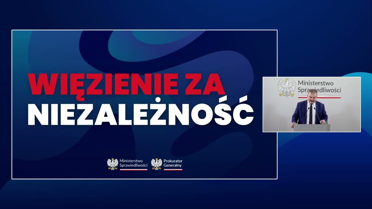 Konferencja prasowa Ministra Sprawiedliwości Waldemara Żurka.