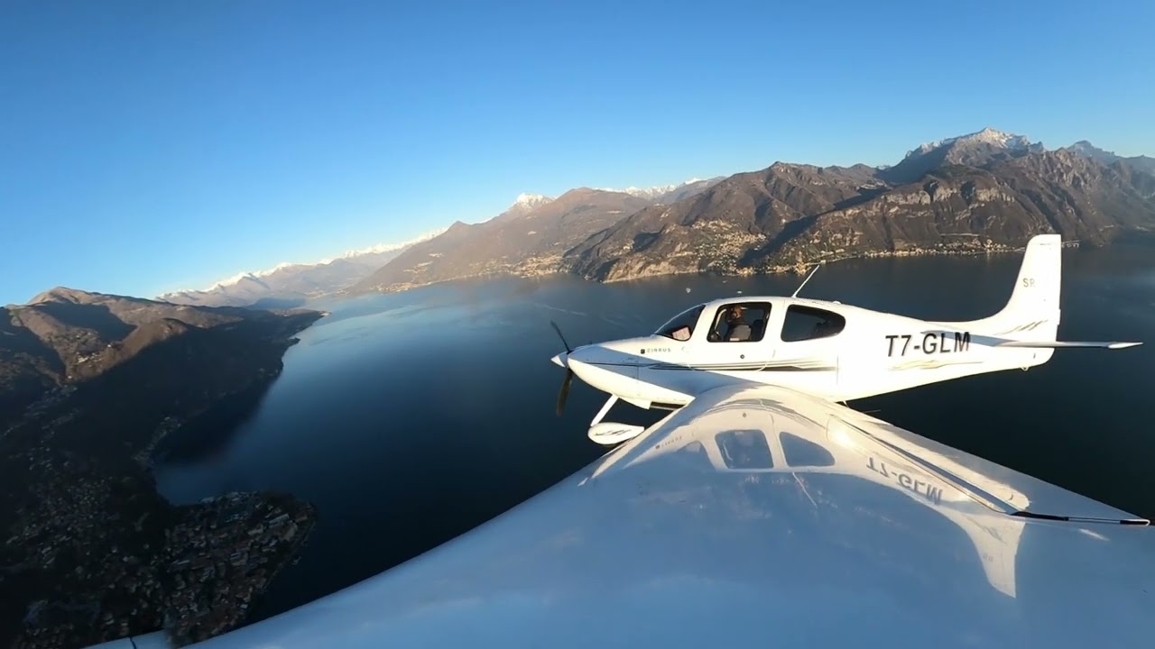 20231216 - Milano Bresso - Lago di Como - Cirrus SR20 - Volo Aviazione Generale Aeroclub Milano