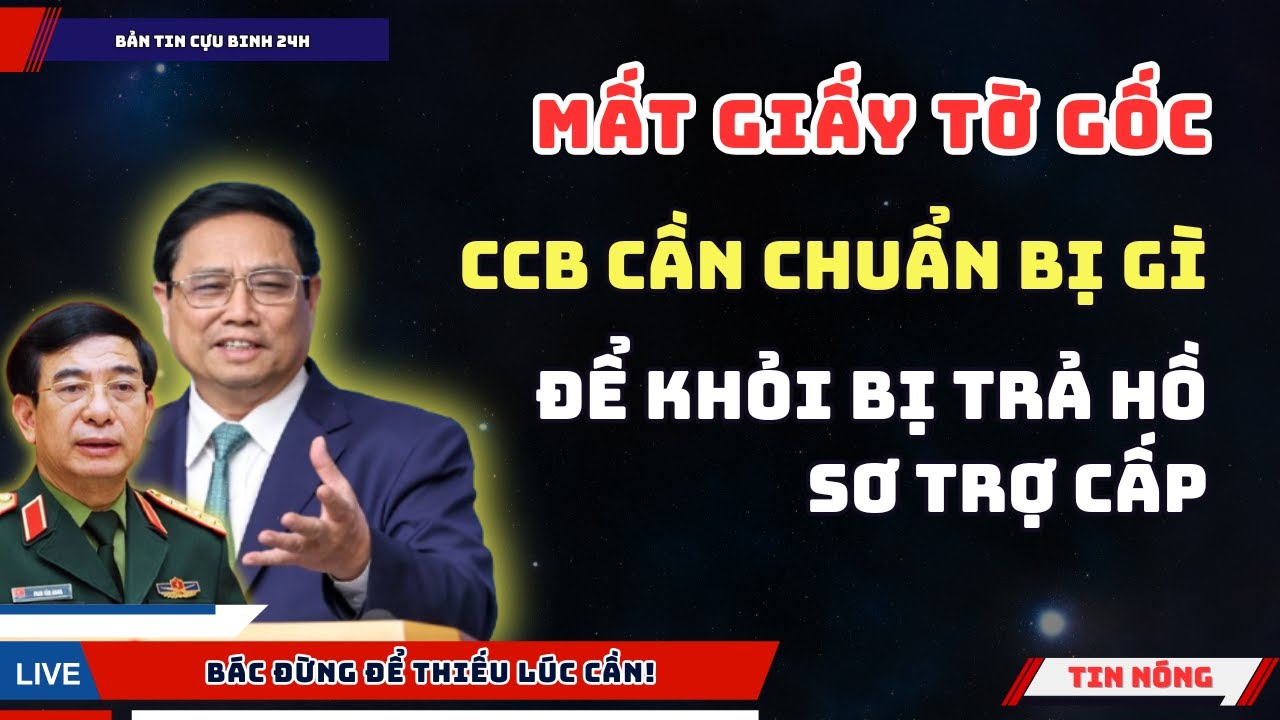NGUY CƠ 2026: Mất giấy tờ gốc, Cựu Chiến Binh cần chuẩn bị g&igrave; để khỏi bị trả hồ sơ trợ cấp.