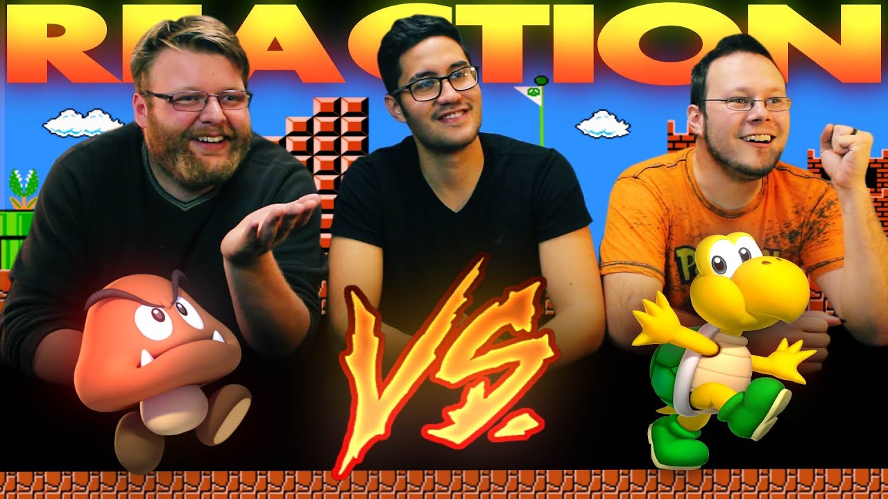 Goomba VS Koopa DeathBattle REACTION!!