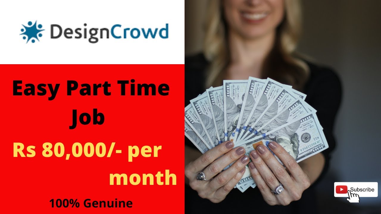 Part Time Jobs | Work From Home | Freelance | designcrowd.com | Graphic Design | पार्ट टाइम जॉब |