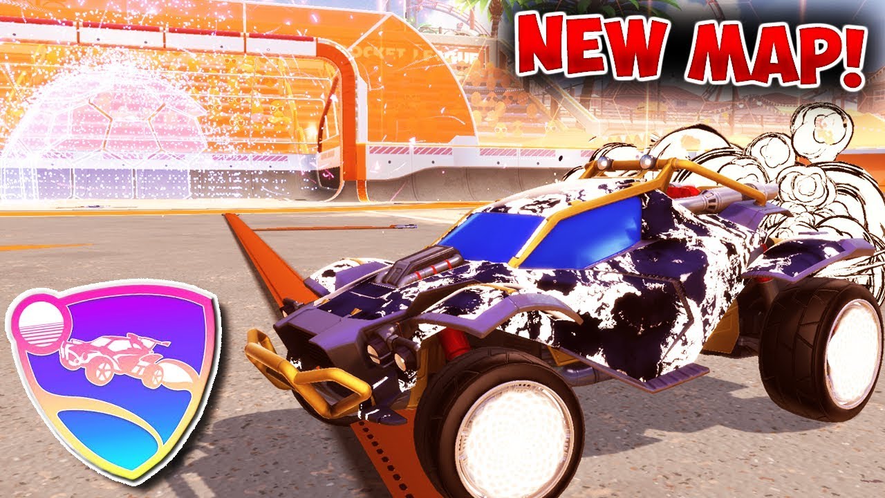 Fire God, Twinzer Car & White Zombas On The NEW SALTY SHORES MAP! | Rocket League