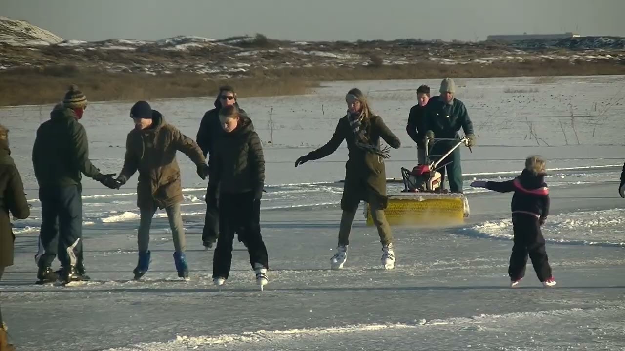 IJspret op het Vlak; Texel, 13 februari 2021.