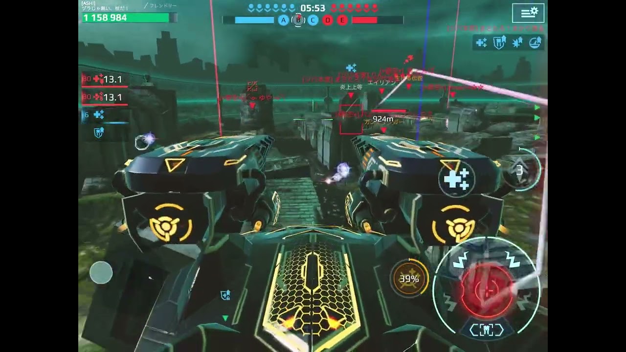 War robots ヅラチャンネル　12月20日　バトルロイヤル　JAPAN茶さんに、感謝、感激、雨あられ！碧空クラン撃破編