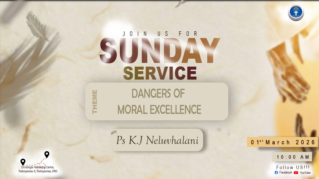 Dangers Of Moral Excellence - Pastor KJ Neluvhalani