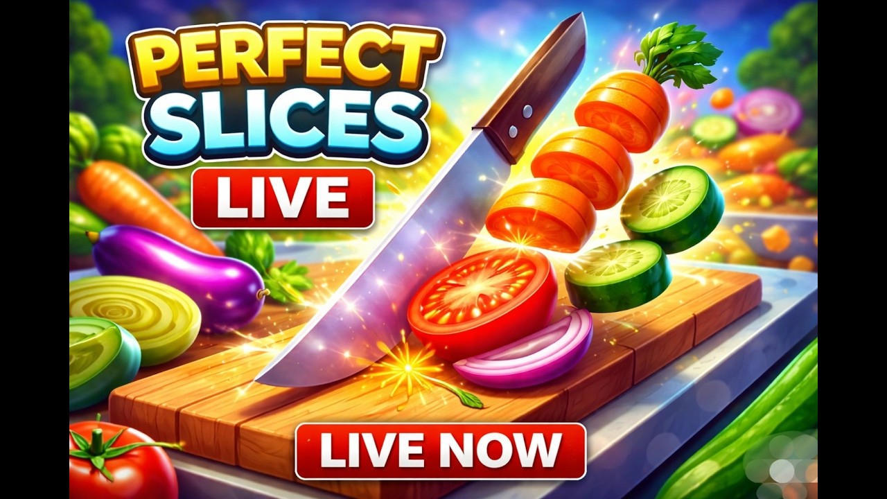 Perfect Slices Fruit Gameplay  4 🍉 #live #shortsfeed #perfectsliceslive