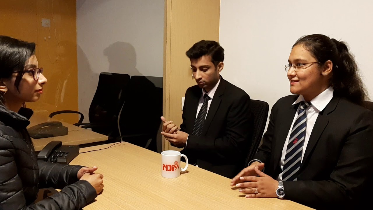 PGDM Batch 2017-19: Apoorv & Gunjan at Daikin India @NDIM