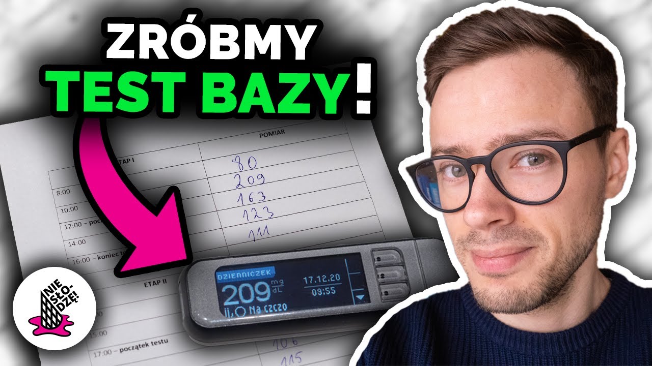 Jak poprawić dawkowanie INSULINY, czyli robię TEST BAZY podawanej pompą insulinową! | Nie słodzę