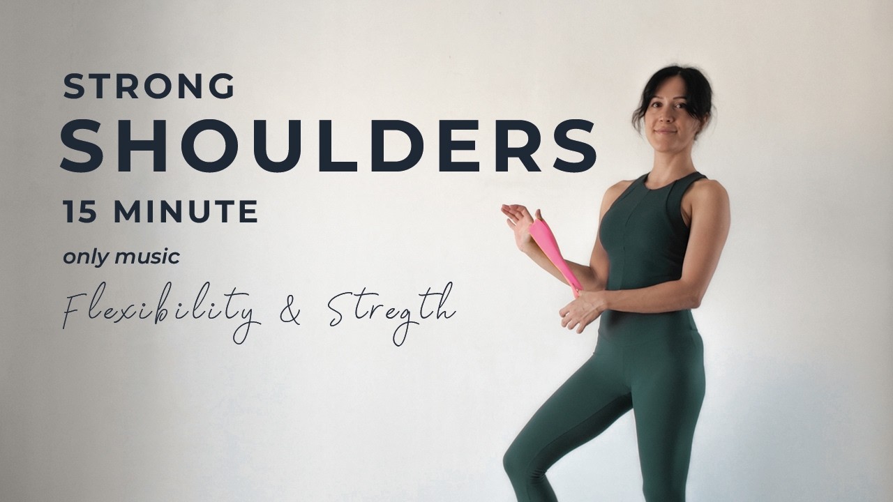 Yoga for Neck Shoulders and Upper Back | 15 Minute Stretch