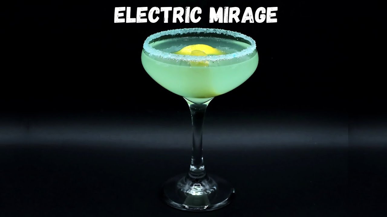 Electric Mirage Cocktail 🌌 | Hypnotic Blue Drink with Limoncello & Coconut