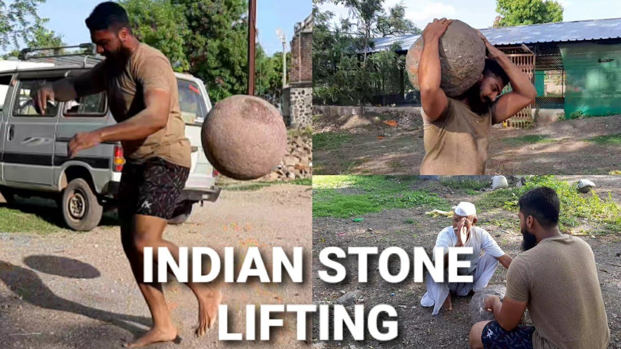 Old Indian Strength Exercises| Part 1 Stone Lifting| History of stone lifting.