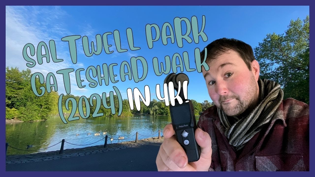 SALTWELL PARK, GATESHEAD | 4K Walk & Commentary | February 2023