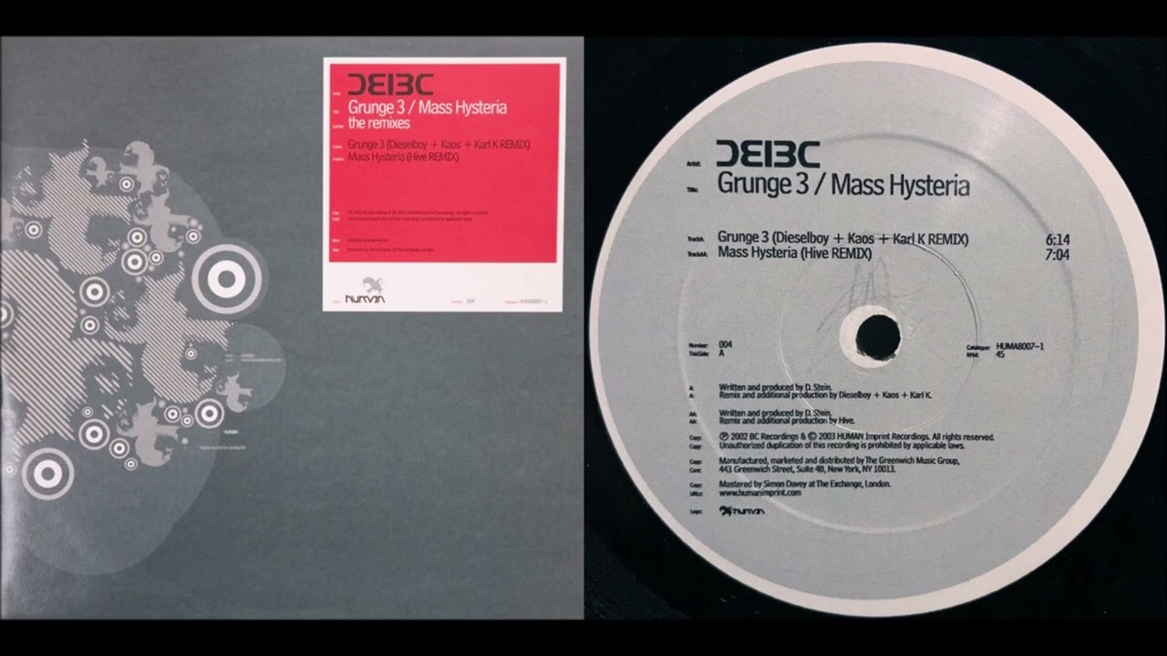 Bad Company - Grunge 3 (Dieselboy, Kaos & Karl K Remix)