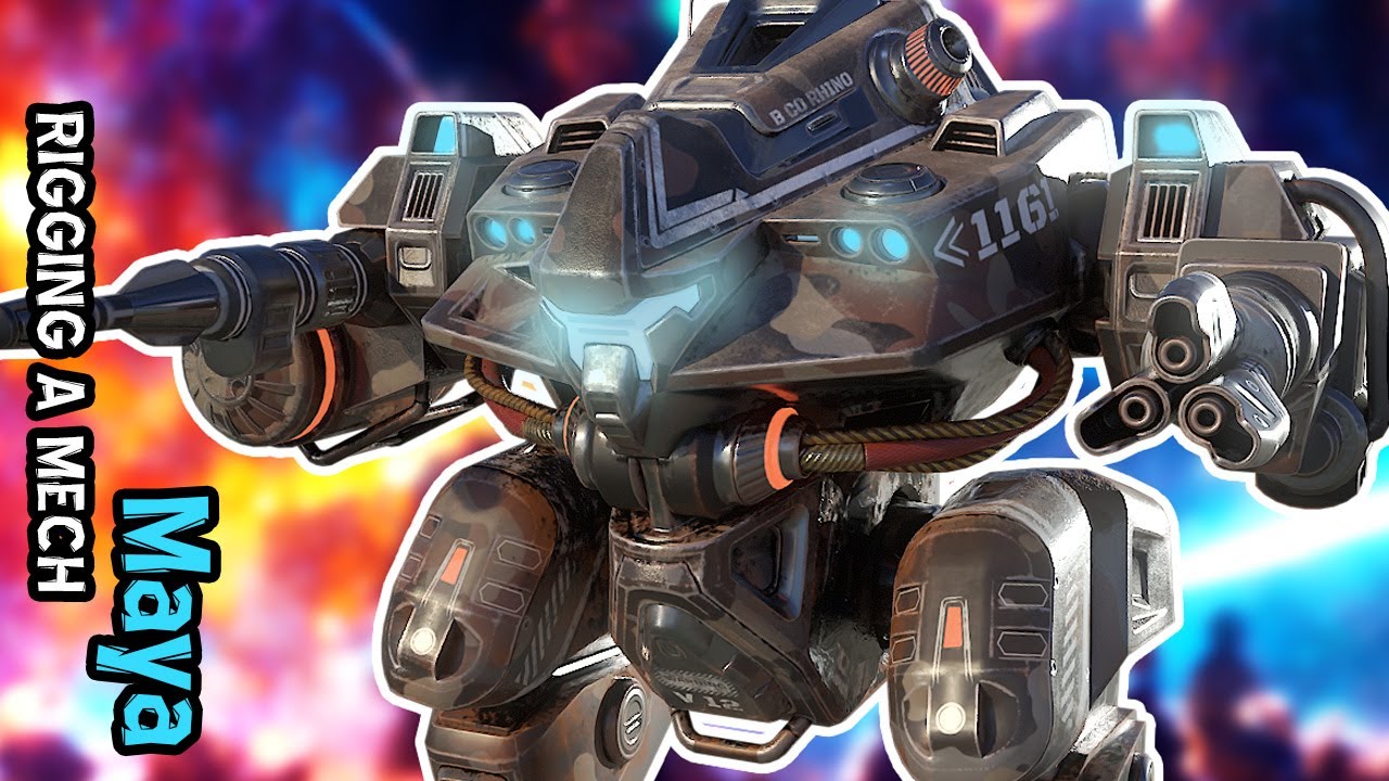 How do you Rig a Mech in Maya for animation?