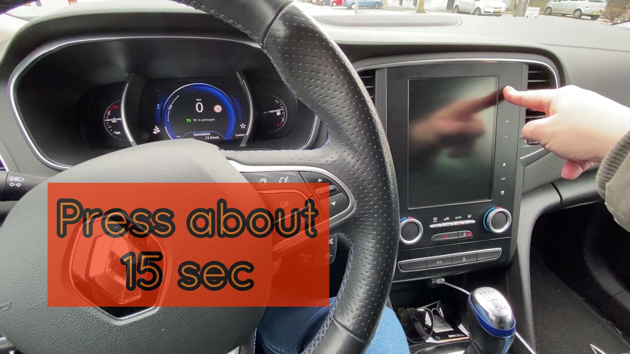 solution for the error with the Renault Megane R-LINK (RLINK)