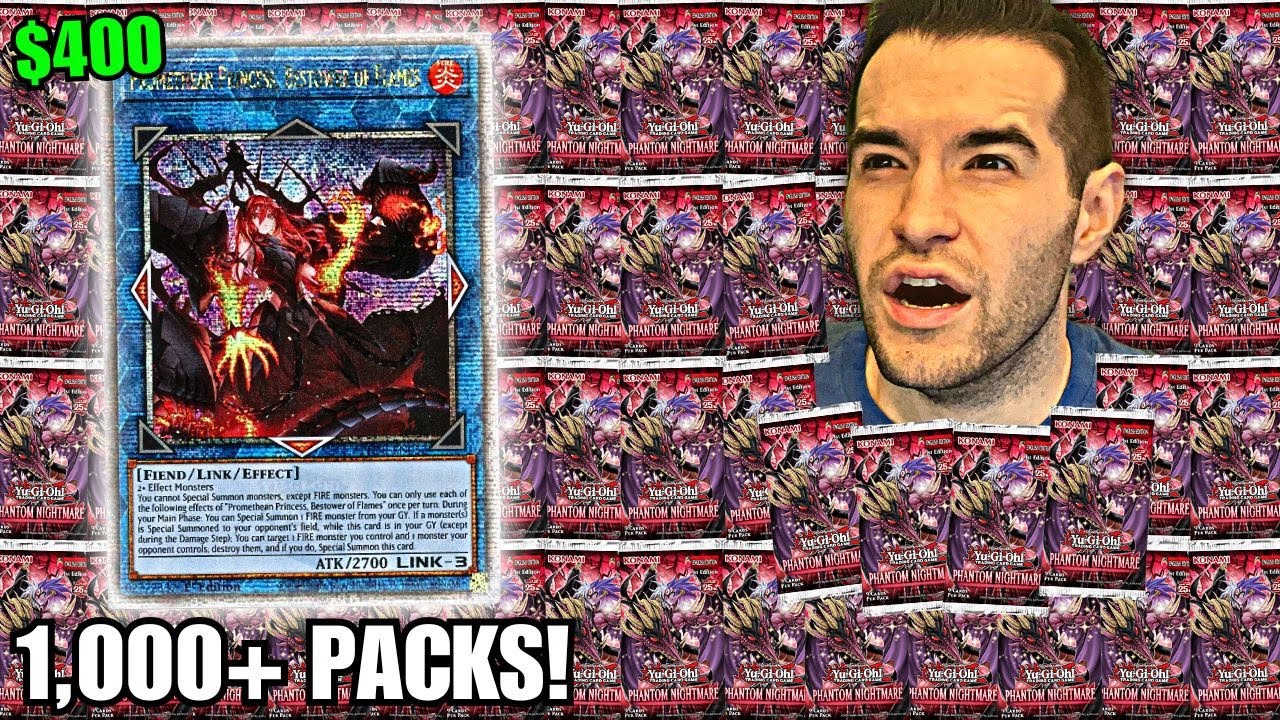 Opening 1,000+ Packs For Yugioh's NEW Insane Card! (Phantom Nightmare)