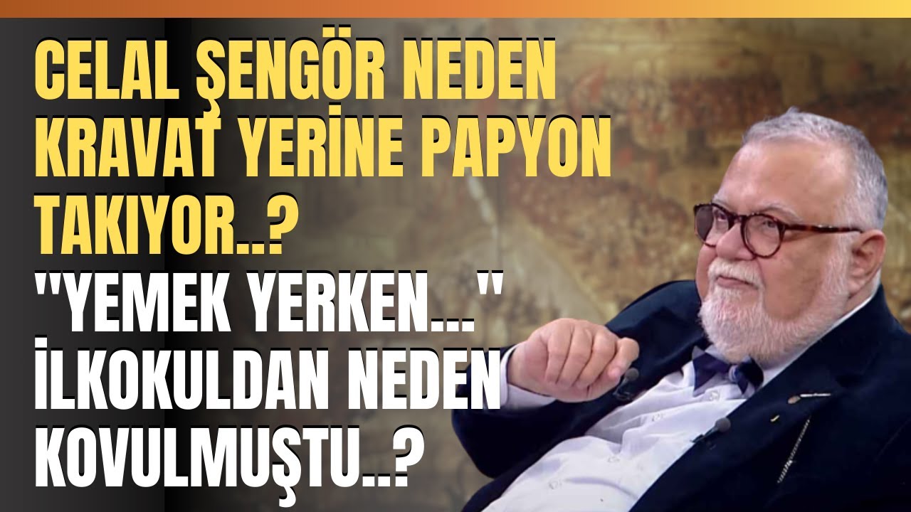 Celal Şengör Neden Kravat Yerine Papyon Takıyor..? 
