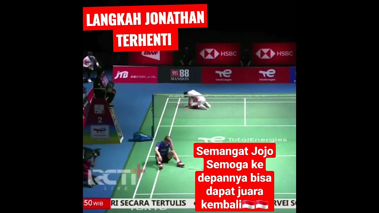 Jonathan Christie VS Chou Tien Chen, Semangat Jojo💪💪