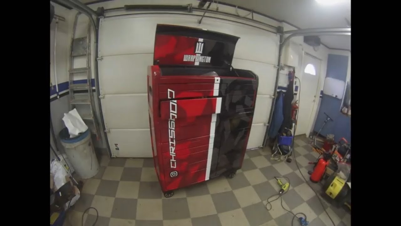 How to wrap a tool box