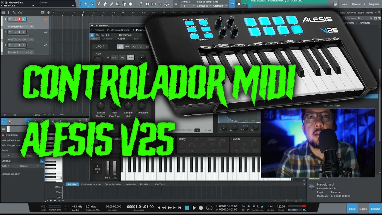 Alesis V25 MKII controlador MIDI
