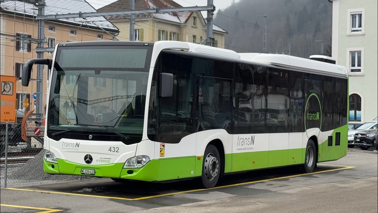 Full Kickdown.  Mercedes-Benz Citaro C2 LE Ü hybride. OM936