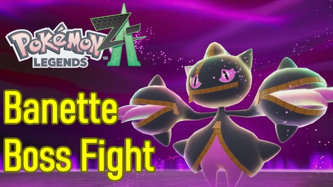 Pokemon Legends: Z-A Rogue Mega Banette Boss Fight