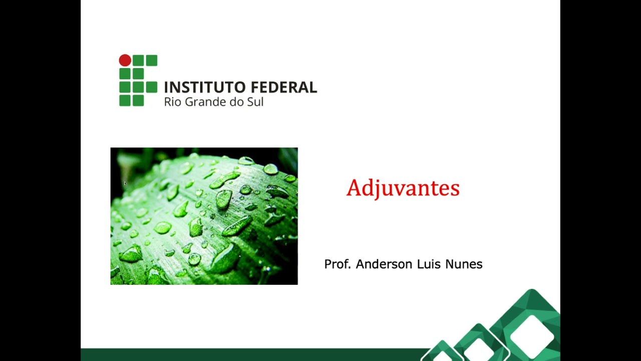 Assunto 03 - Como os adjuvantes melhoram a performance dos herbicidas.