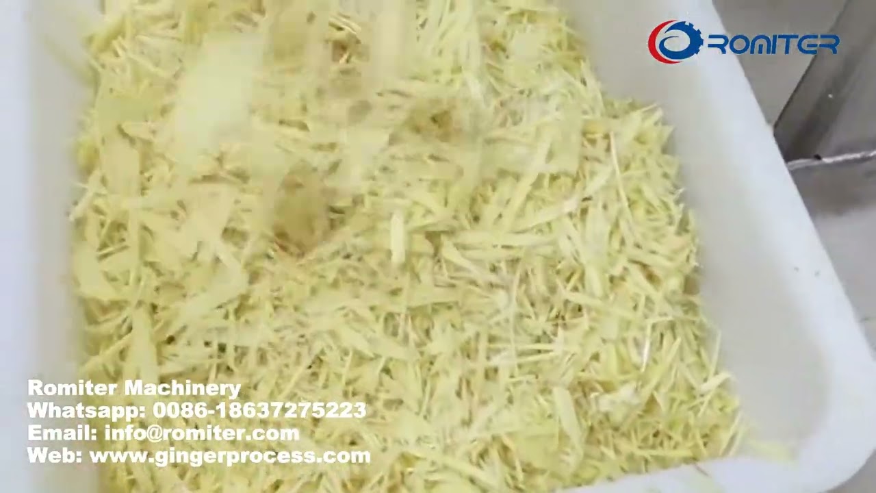 Automatic ginger stick cutting machine