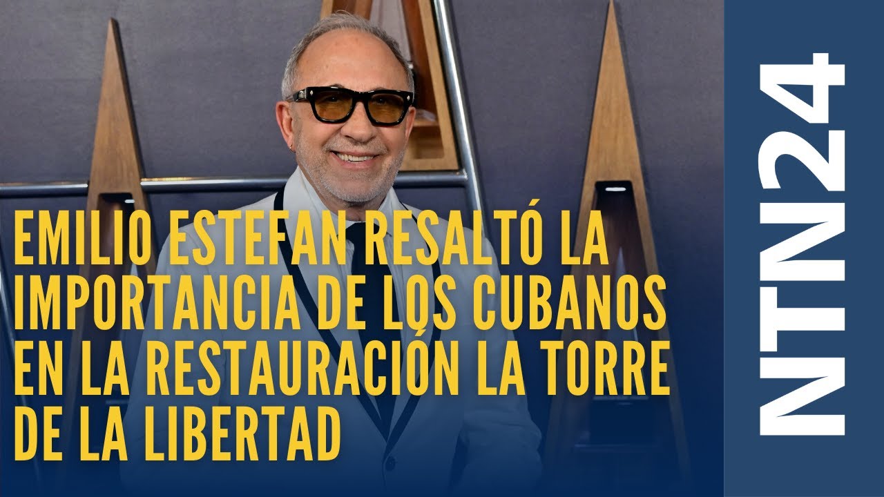 Emilio Estefan resaltó la importancia de los cubanos en la restauración La Torre de la Libertad