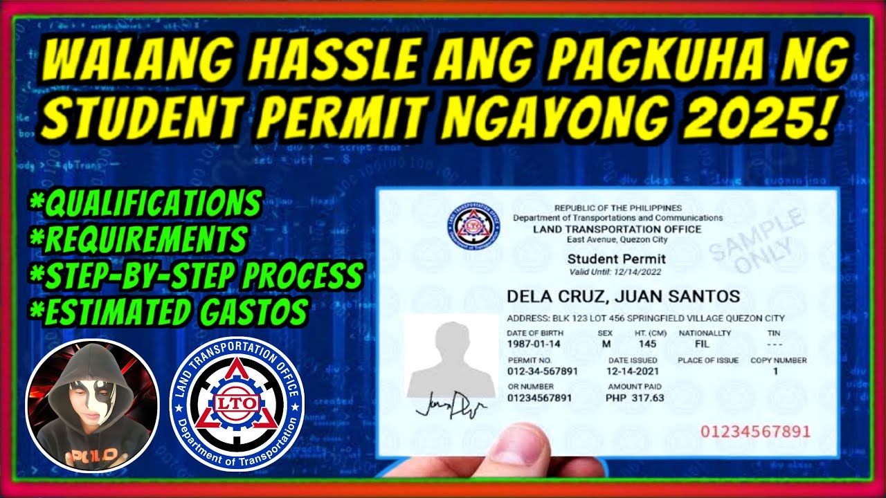 STUDENT PERMIT 2025 | Paano Kumuha ng Student Permit Ngayong 2025!