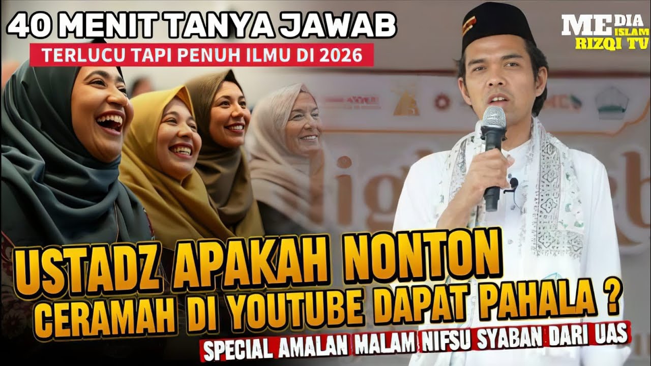 TANYA JAWAB USTADZ ABDUL SOMAD‼️ AMALAN MALAM NIFSU SYA'BAN 2026
