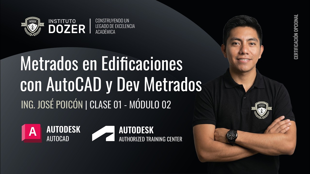 Metrados en Edificaciones con AutoCAD y Dev Metrados | Clase 01 - Módulo 02 Curso Gratuito