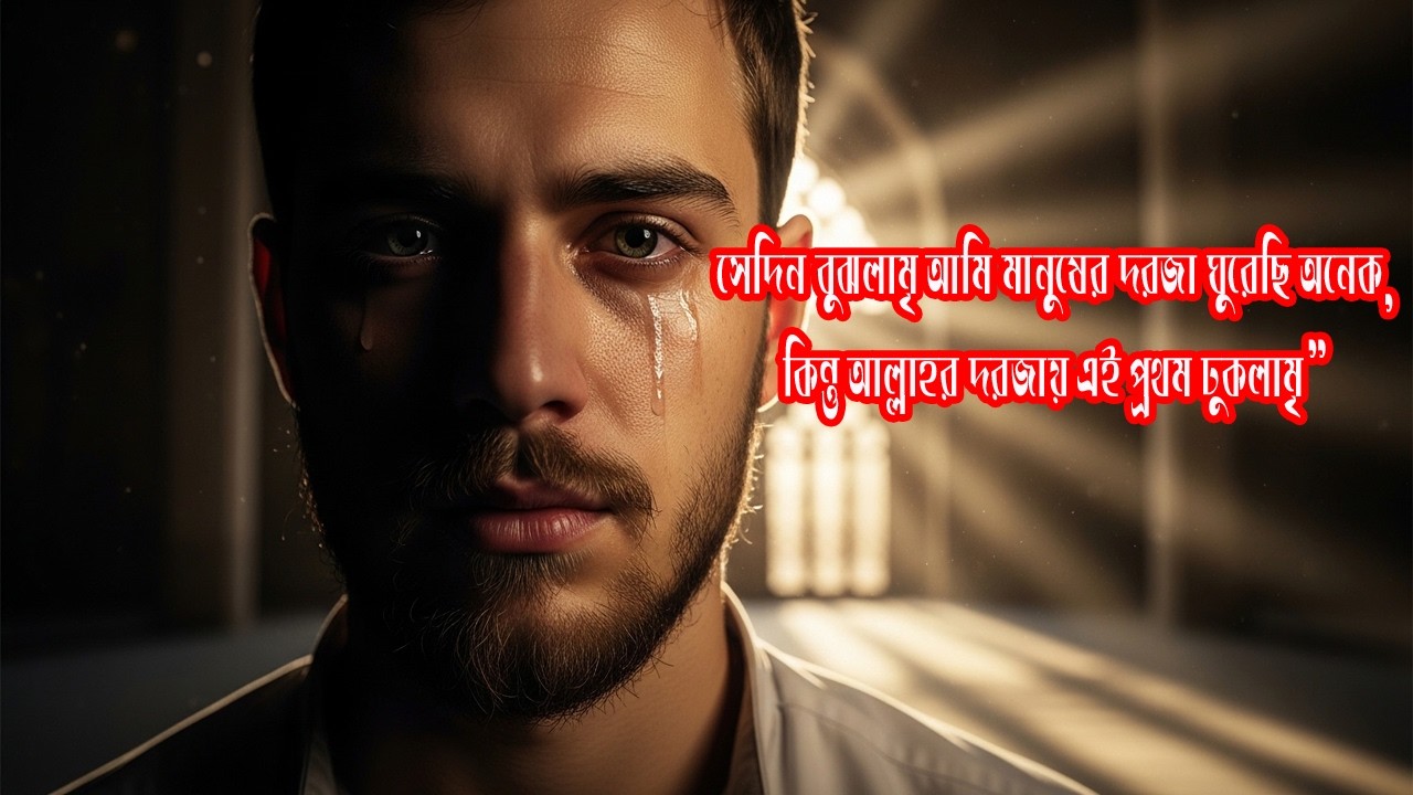 যখন কিছুই ছিল না… শুধু আল্লাহ ছিলেন #IslamicReminder #MuslimYouth #EmotionalIslam