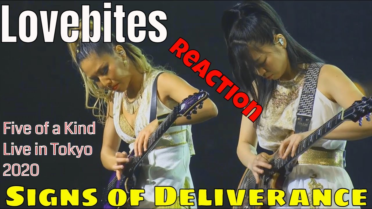 LOVEBITES - SIGNS OF DELIVERANCE  LIVE IN TOKYO 2020 (FOAK) | DRUMMER REACTS