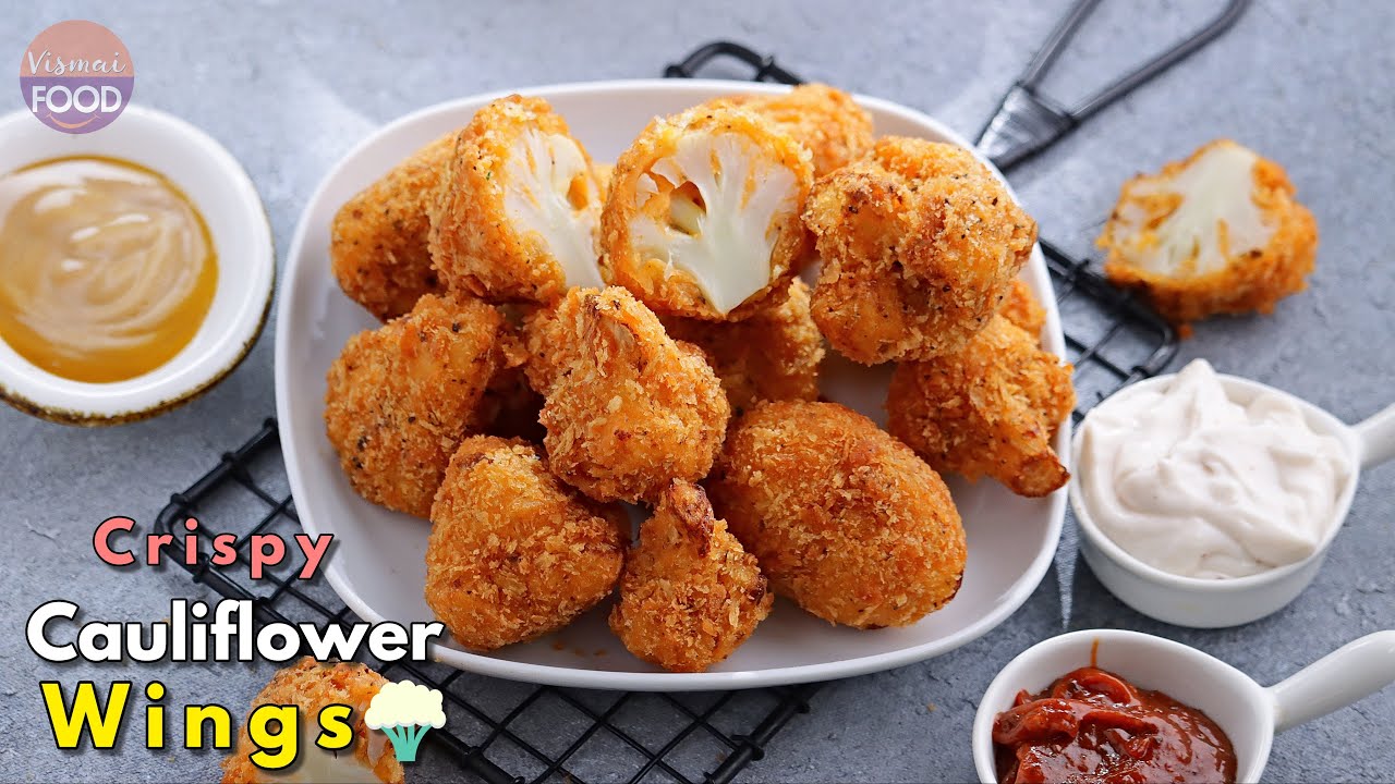 మంచురియా కంటే సూపర్ ఈసీ కాలీఫ్లవర్ వింగ్స్ | Crispy Cauliflower wings recipe recipe @VismaiFood