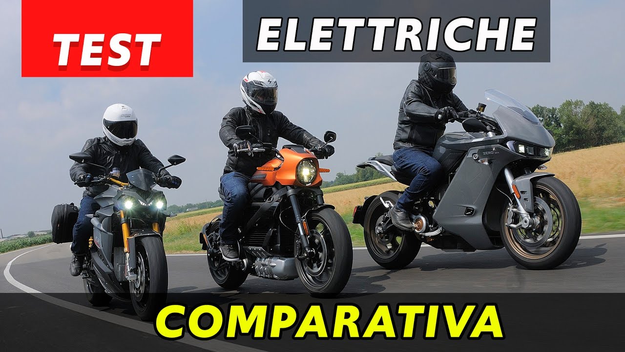 Energica Eva Ribelle, Harley-Davidson LiveWire e Zero Motorcycles SR/S a confronto!