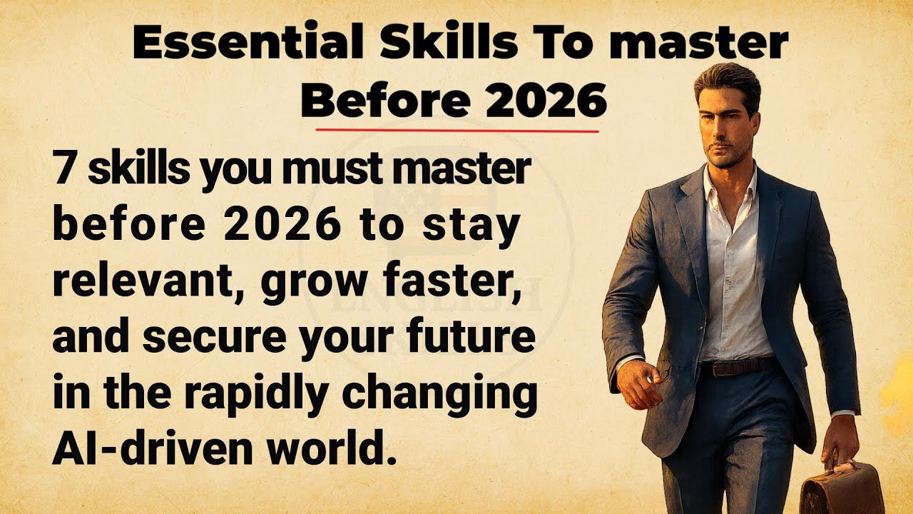 Seven Essential Skills to Master Before 2026 🔥 || Stay Ahead in the AI Era || Graded Reader