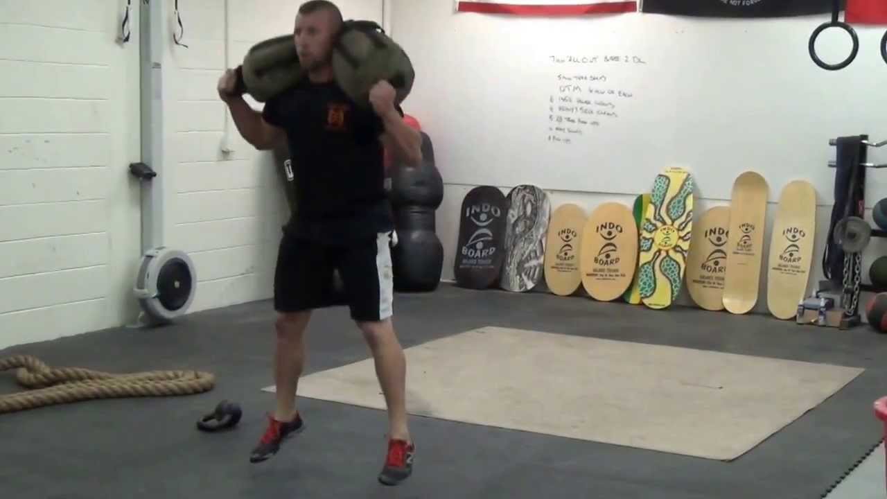 I Wouldn't Want to Fight This Guy! (Sandbag Training Complex)
