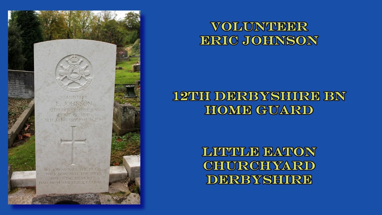 Volunteer Eric Johnson ~ Little Eaton Churchyard, Derbyshire