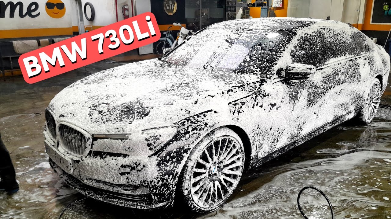 Cleaning BMW 730Li