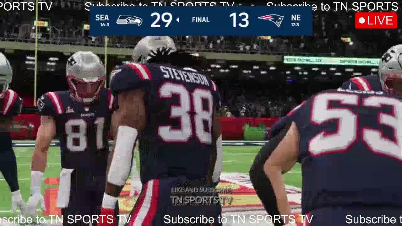 NFL Super Bowl LX Full Game 2026 | Live Stream Seattle Seahawks vs New England Patriots Madden