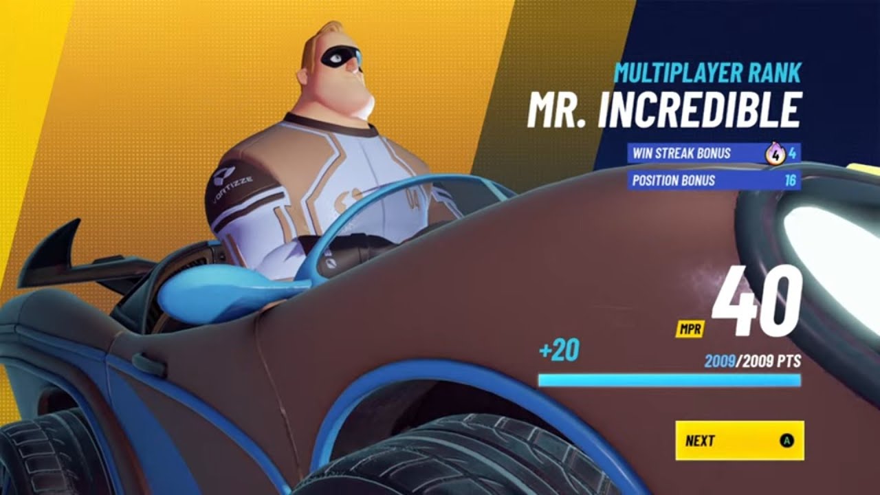 Disney Speedstorm Gameplay MPR - Mr. Incredible (MPR 39-40), Lotso (MPR 35-36)