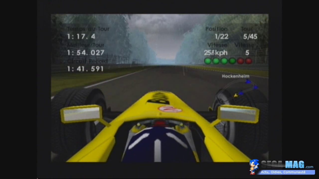 [Gameplay] F1 World Grand Prix II (Dreamcast) Allemagne: 45 tours