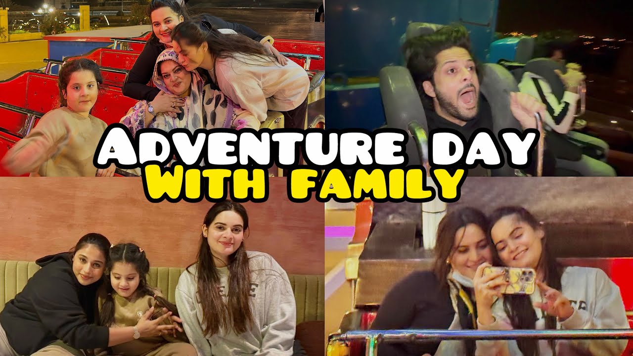 Adventure land fun rides day with family 😍 | took mama to the ride for the first time😂 | family day