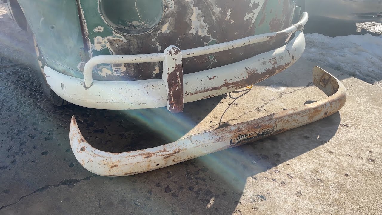 Should I cut my front bumper apart on my 1965 vw bus?  #vwlife #vwbus #vwcamper #johnhasabus